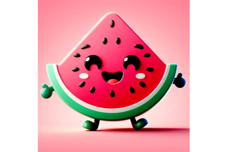 4-watermelon-pink-background-3d