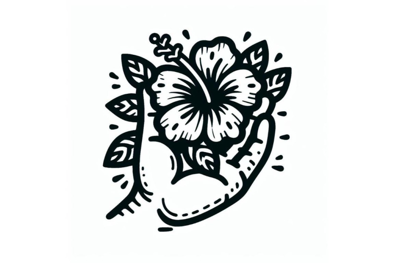 4-hand-drawing-hibiscus-flower-outline-stroke