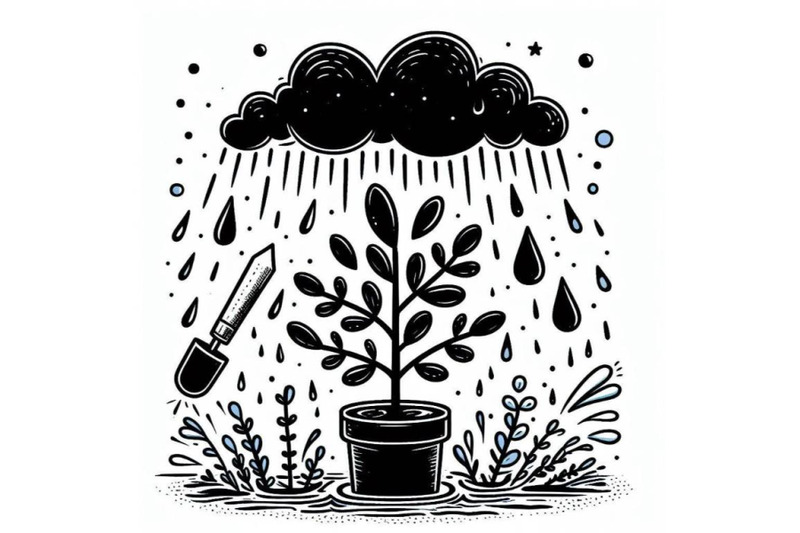 4-rainy-day-with-plant-vector-illustration-cute-doodle-artistic