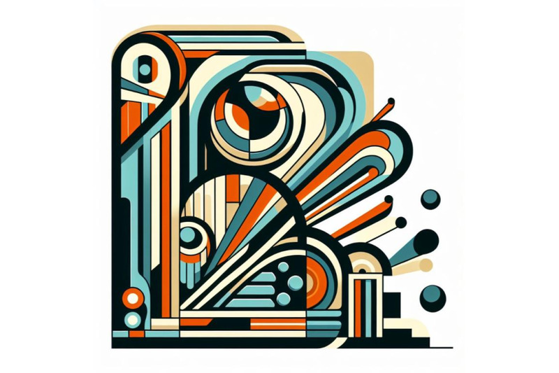4-abstract-illustration-with-art-deco-geometric-shapes
