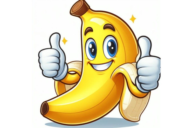 4-cartoon-banana-giving-thumbs-up