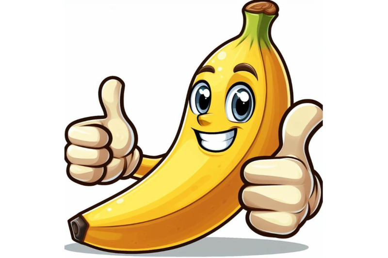 4-cartoon-banana-giving-thumbs-up