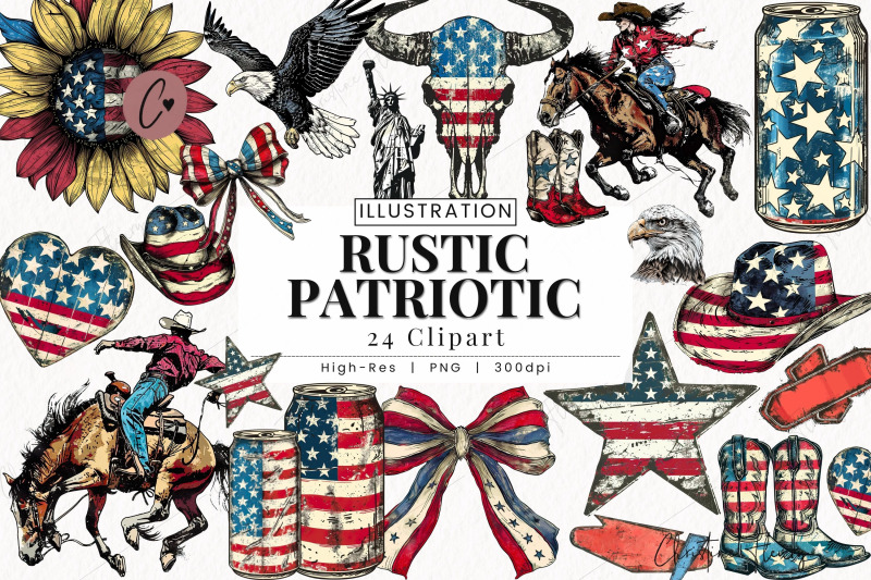 rustic-patriotic-clipart-4th-of-july-png