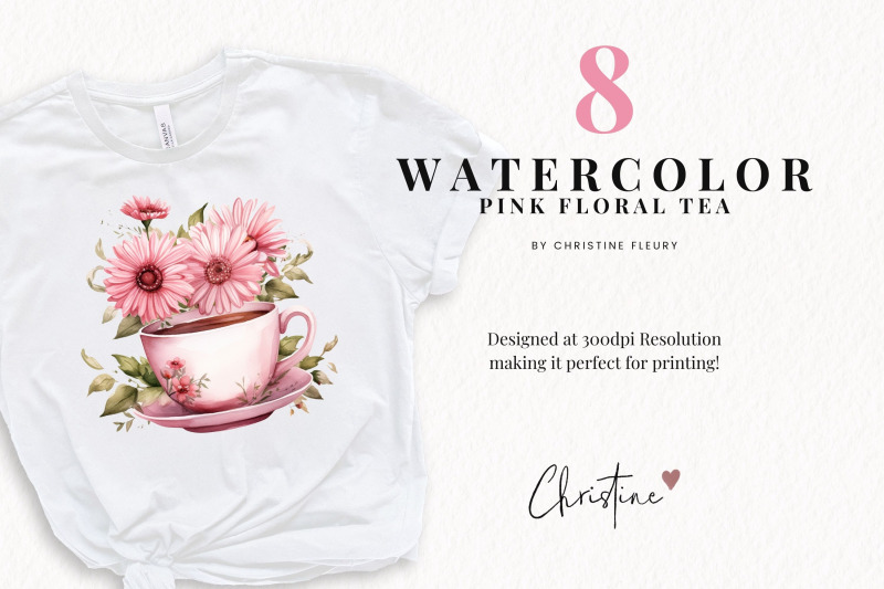 watercolor-pink-flower-tea-clipart