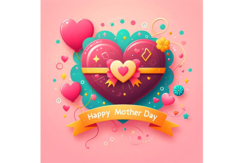 4-happy-mother-day-heart-background