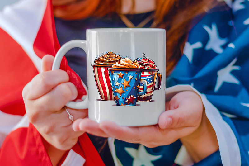 4th-of-july-coffee-cups-sublimation-clipart