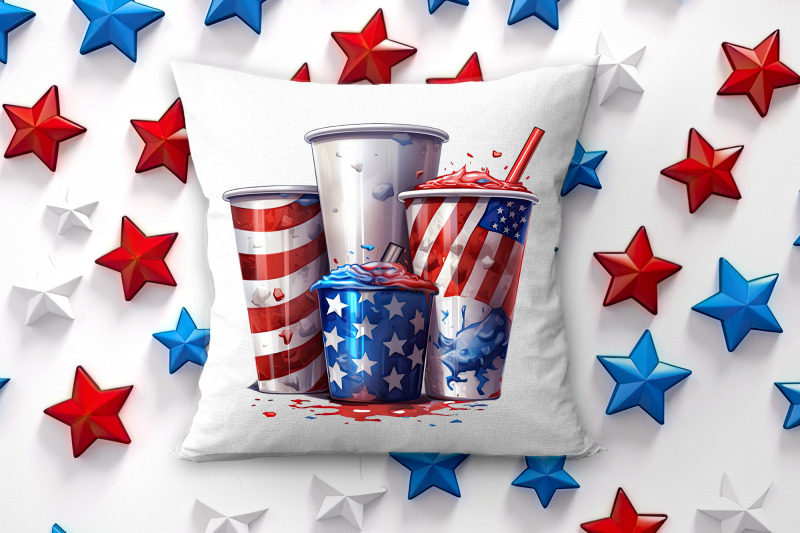 4th-of-july-coffee-cups-sublimation-clipart