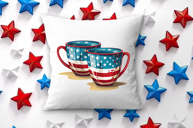 4th-of-july-coffee-cups-sublimation-clipart