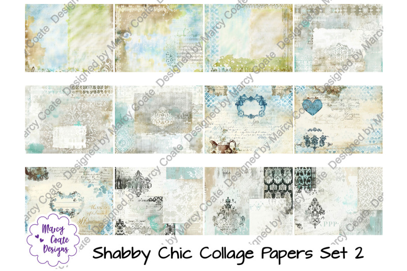 shabby-chic-collage-papers-set-2