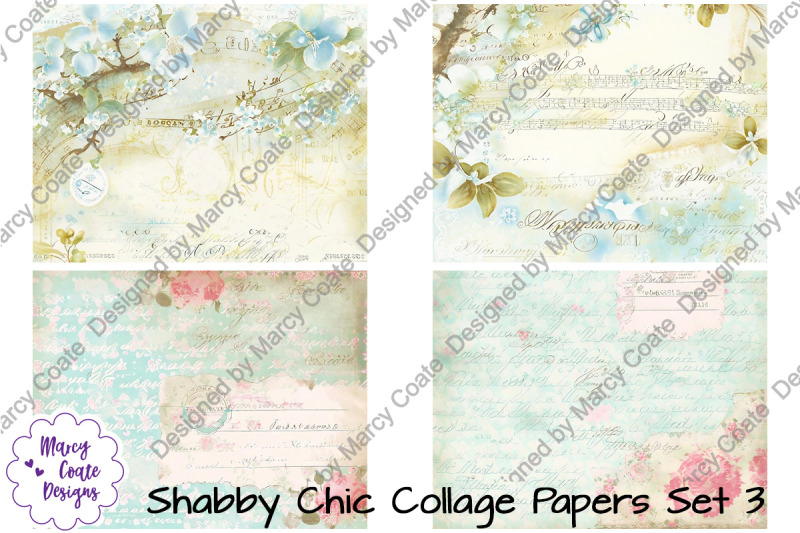 shabby-chic-collage-papers-set-3