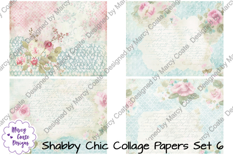 shabby-chic-collage-papers-set-6