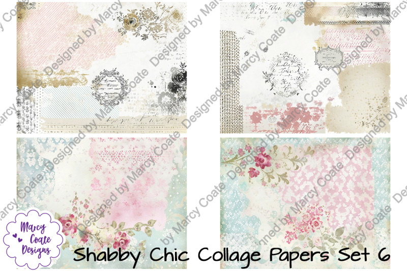 shabby-chic-collage-papers-set-6