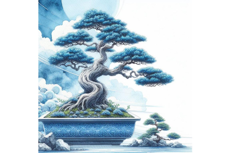 four-beautiful-bonsai-tree