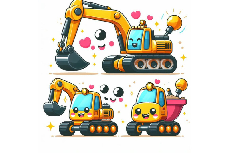 four-excavators