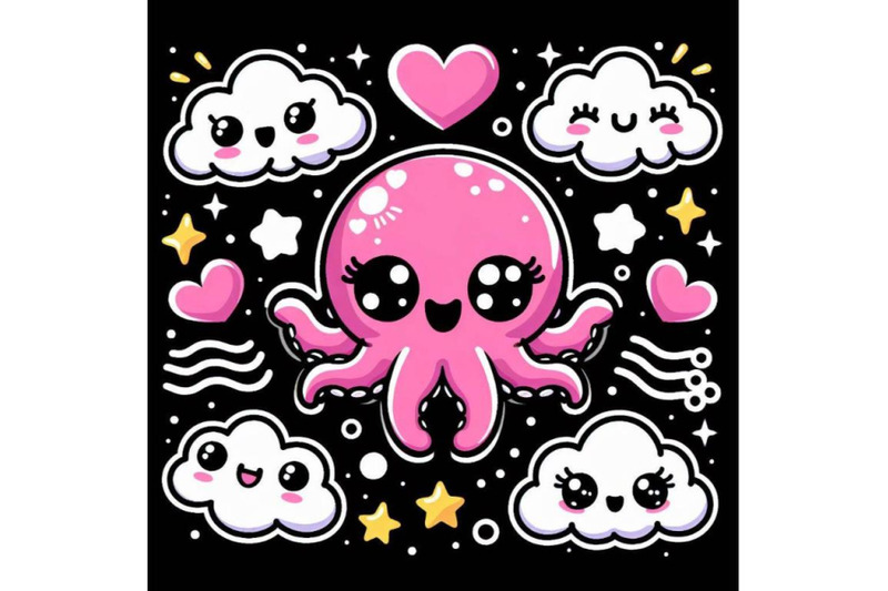 four-kawaii-very-a-cute-octopus-loved