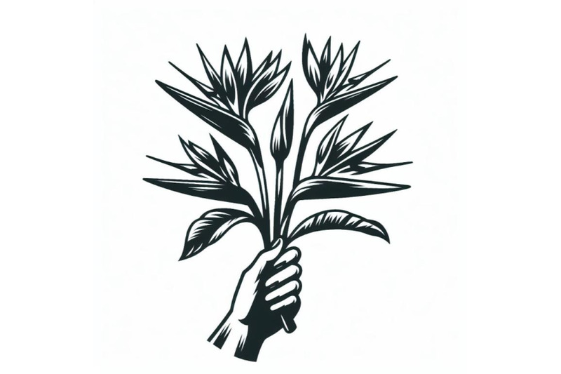 4-silhouette-strelitzia-bouquet