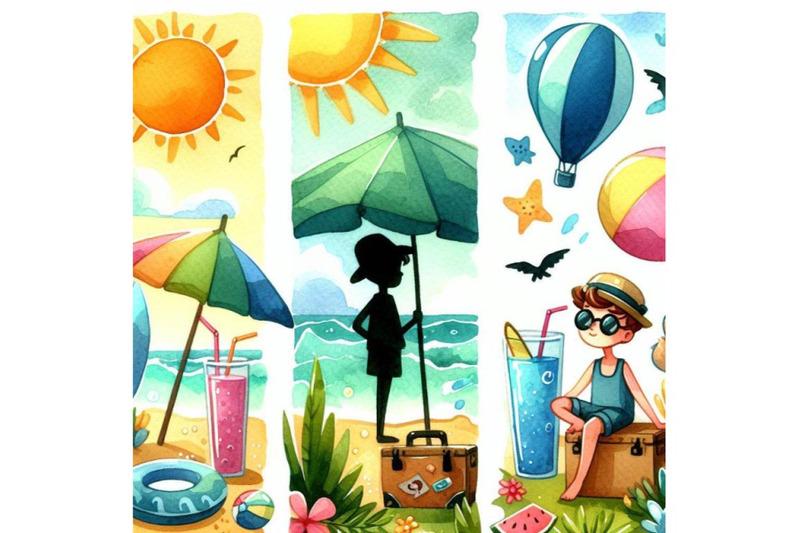 4-watercolor-design-summer-illustration
