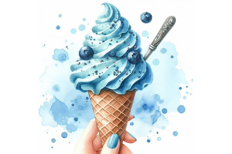 four-yummy-ice-cream-cone