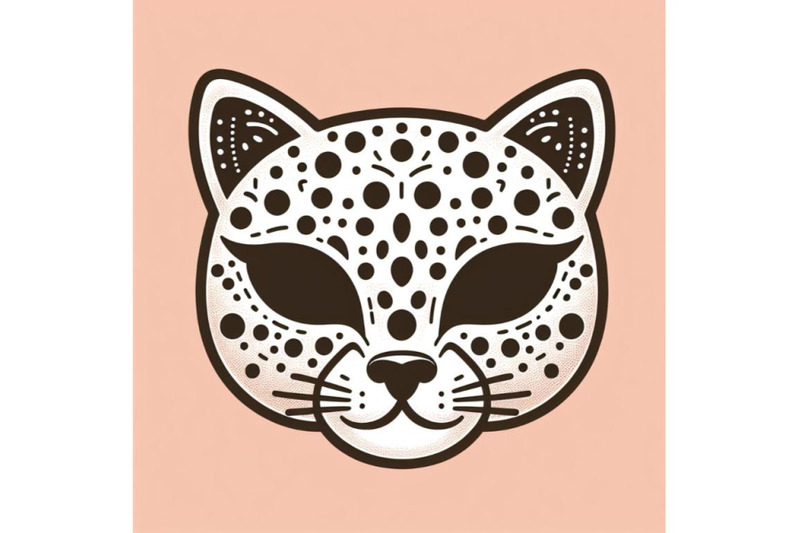 4-spotty-leopard-mask-cutout-animal-mask-for-kids-to-wear