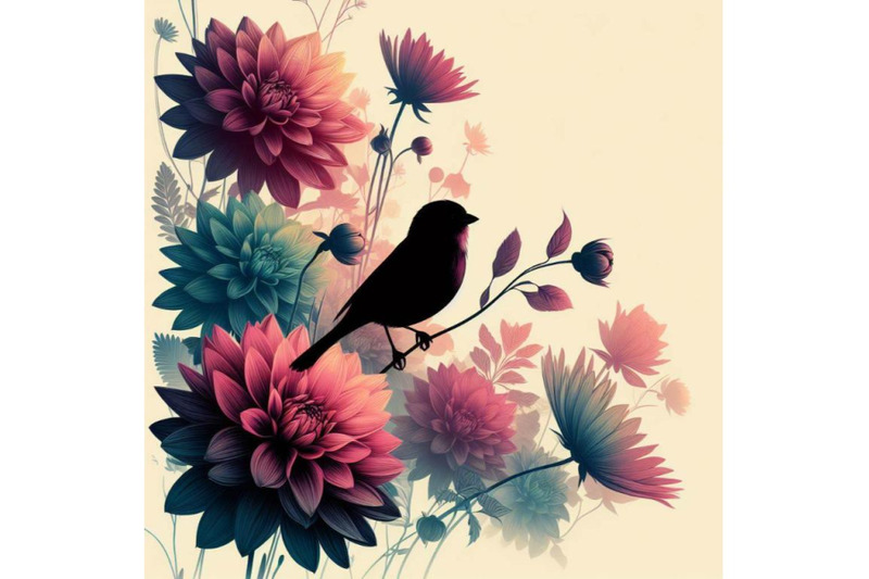 4-a-little-bird-and-blooming-dahlia-flowers