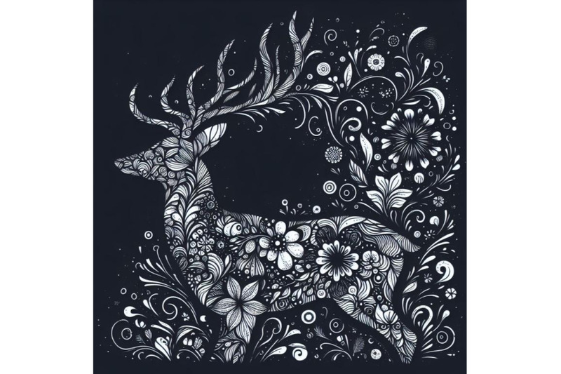 4-hand-drawn-deer