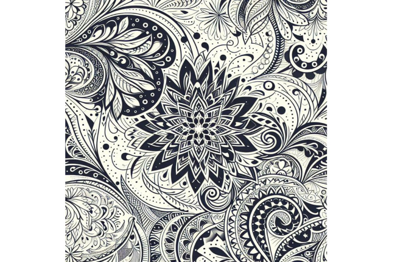 4-lacy-flourish-geometric-seamless-pattern-on-white-background