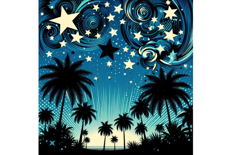 4-night-stars-holiday-blue-pop-art-background-pop-art-retro-comic-boo