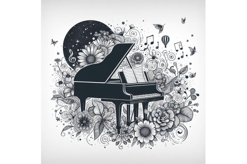 4-piano-sketch-doodle-style