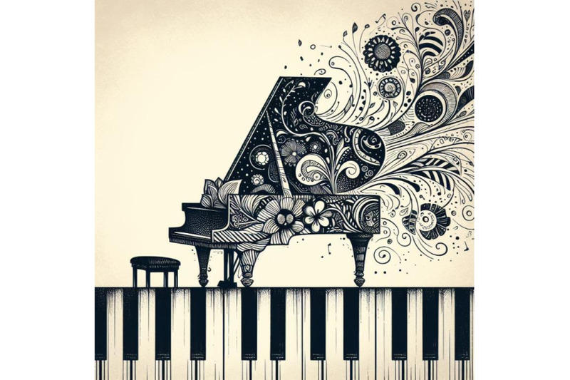 4-piano-sketch-doodle-style