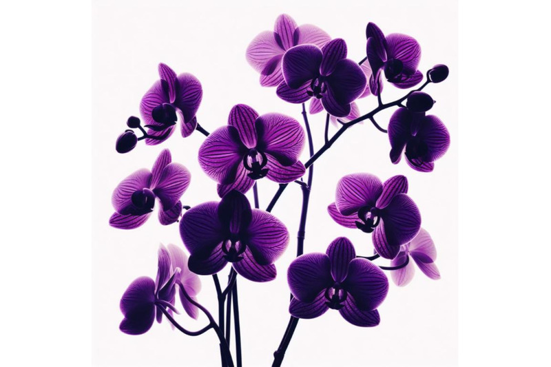 4-purple-orchid-isolated-on-white-background