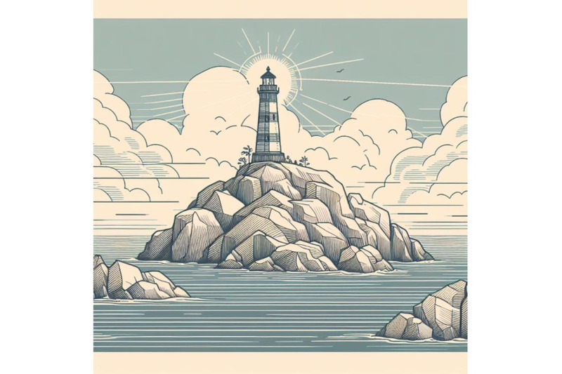 4-lighthouse-on-rock-island-in-sea