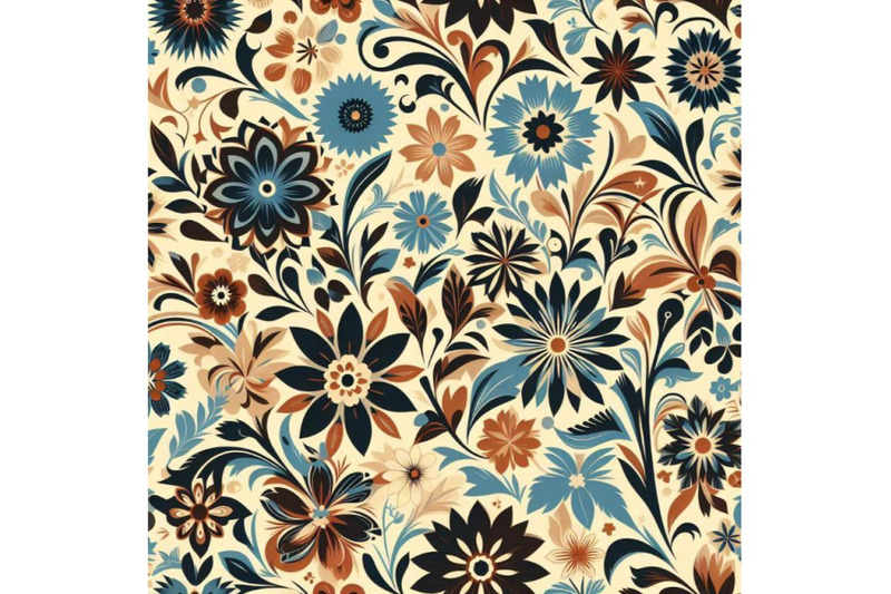 4-seamless-retro-floral-pattern