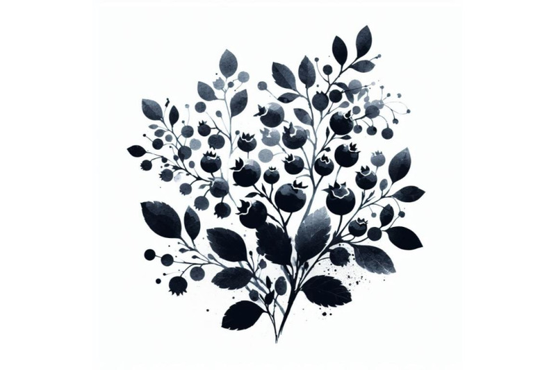 4-watercolor-blueberries-white-background