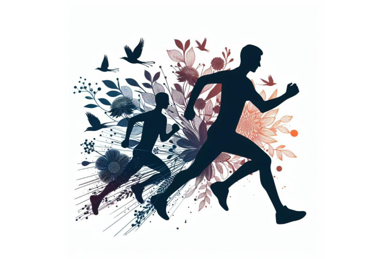4-set-of-running-people-in-motion-simple-symbol-of-run-isolated-on-a