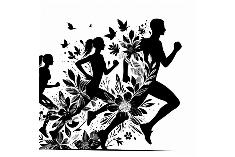 4-set-of-running-people-in-motion-simple-symbol-of-run-isolated-on-a