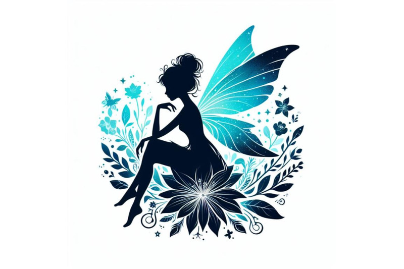 4-set-of-sitting-fairy-silhouette-magical-fairy-logo-mythical-tale-ch