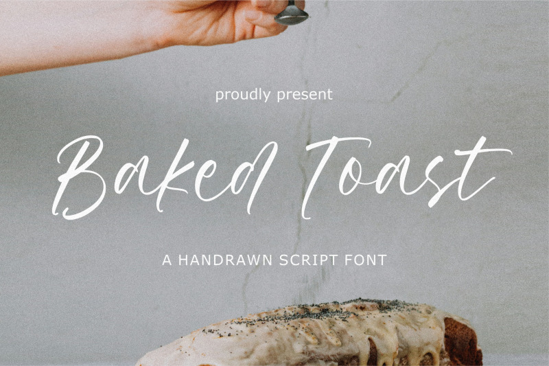 baked-toast-handdrawn-script-font