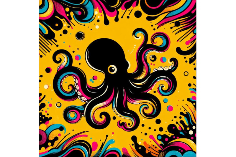 4-a-cartoon-octopus-in-colorful-hues