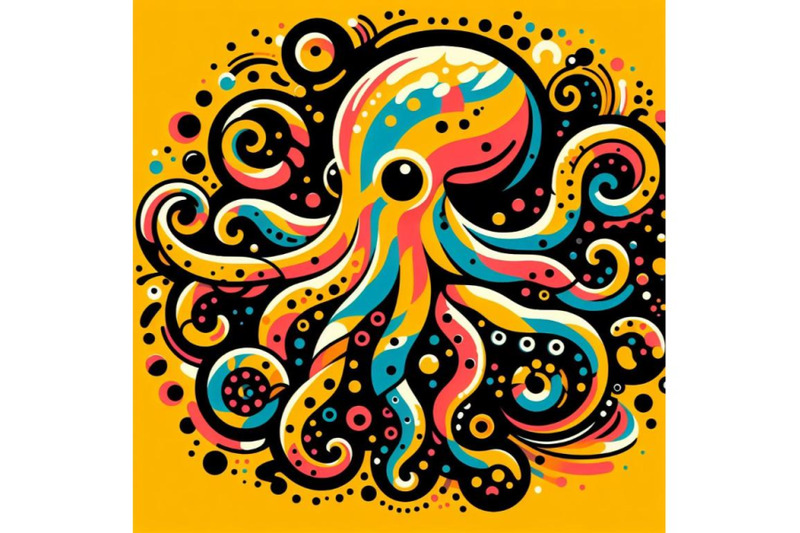 4-a-cartoon-octopus-in-colorful-hues