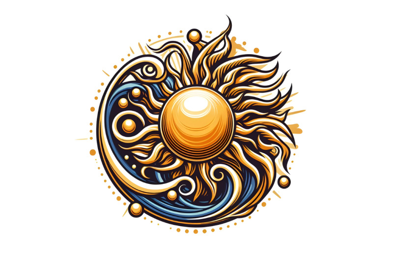 4-art-of-a-sun-logo-with-isolated-background