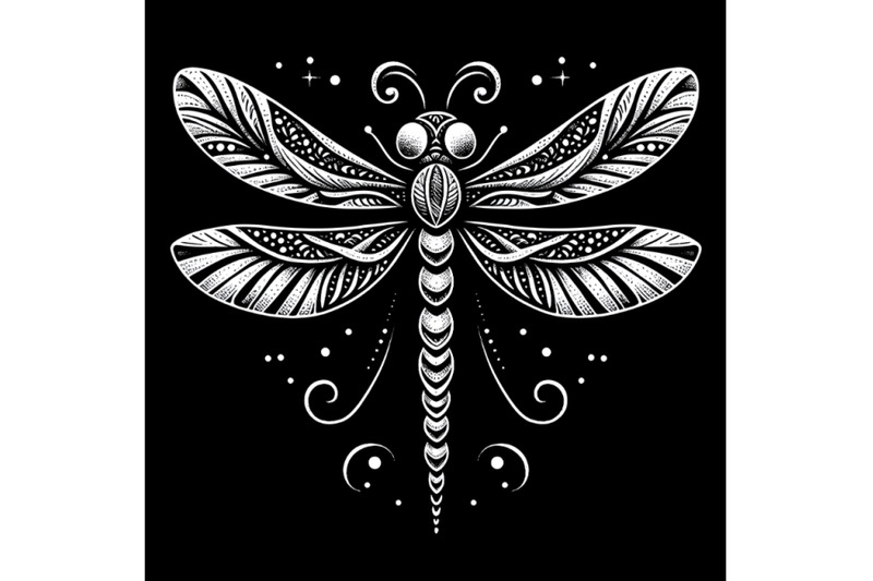 4-black-and-white-hand-made-dragon-fly