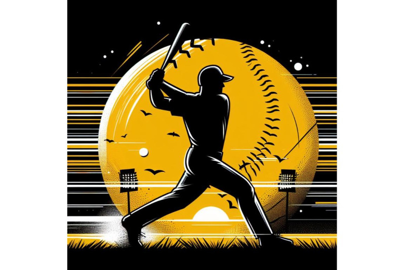 4-cartoon-a-baseball-player