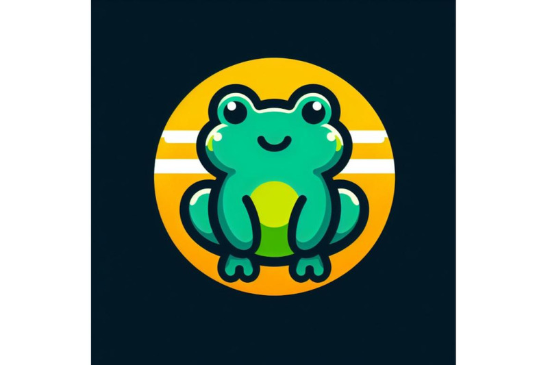 4-cute-green-frog-character