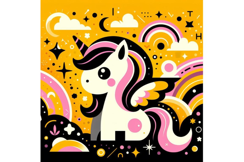 4-cute-unicorn-cartoon-horse-head