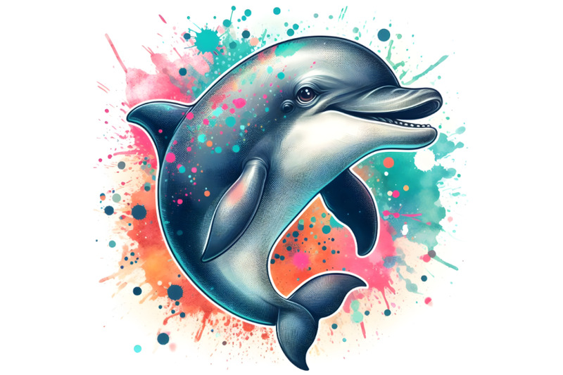 4-funny-dolphin-with-watercolor-splash-textured-background-fashion-pr