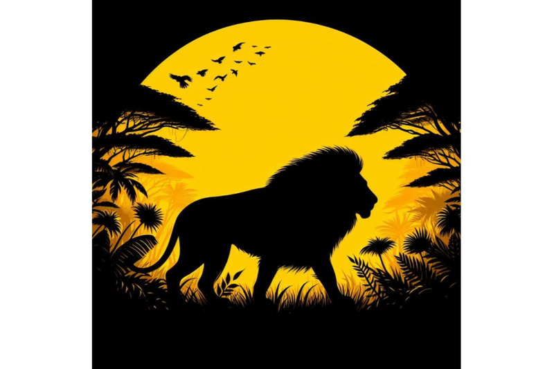 4-lion-in-the-deep-jungles