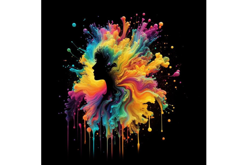 4-multicolored-rainbow-neon-ink-splash