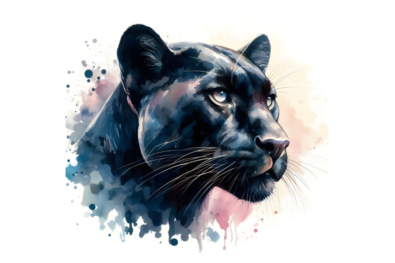 4-panther-watercolor-predator-animals-wildlife-painting