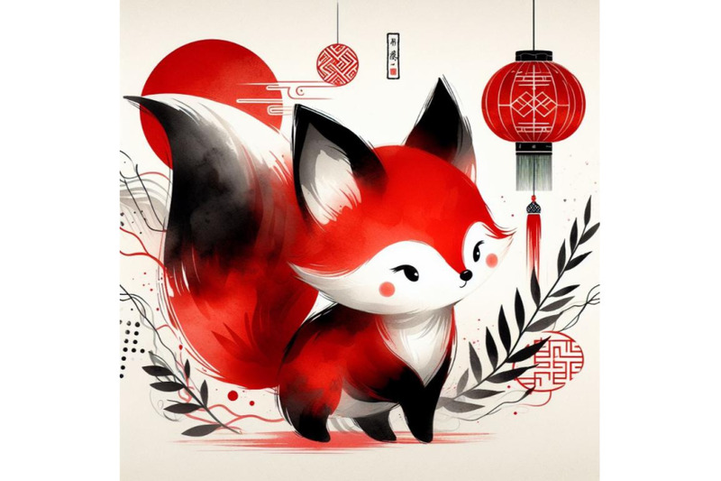 4-cute-watercolor-cartoon-fox