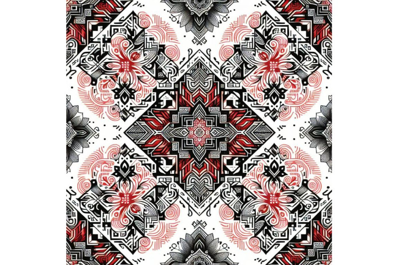 4-lacy-flourish-geometric-seamless-pattern-on-white-background